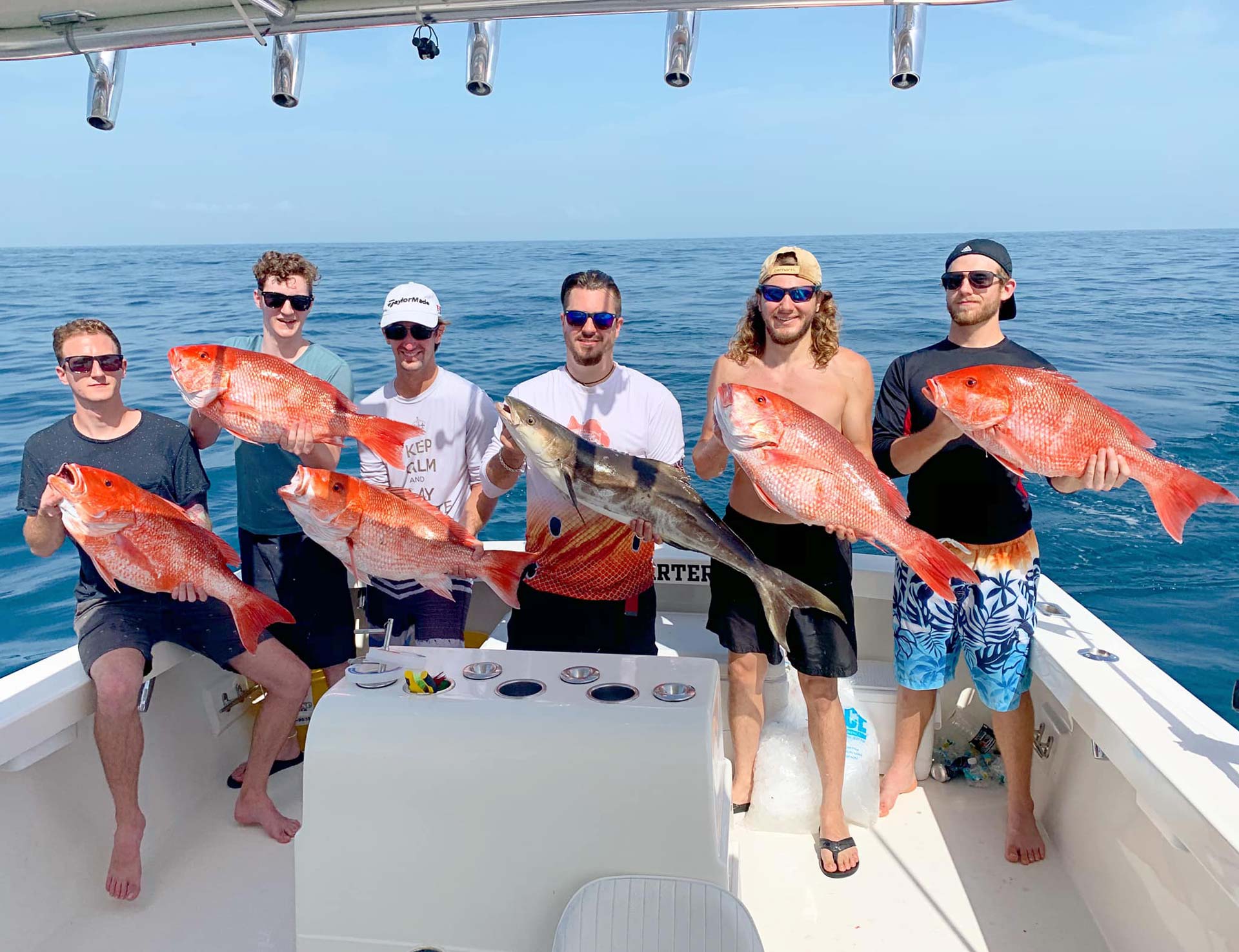 A group in Daytona Beach caught redfish on Deep Sea Fishing Charter