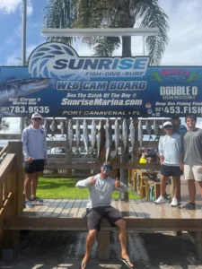 Cocoa Beach fishing report July featuring a successful offshore fishing